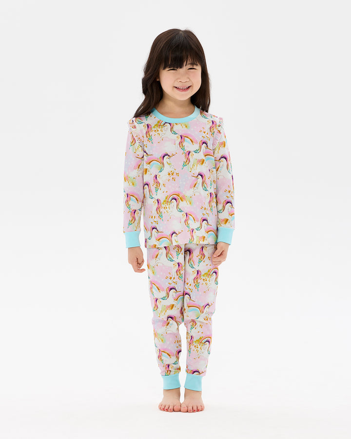 UNICORN PONY COLOUR POP LONG SLEEVE ALICE SLEEP SET