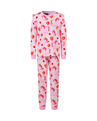 UNICORN HEARTS FRILL LONG SLEEVE ALICE SLEEP SET