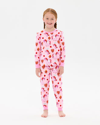 UNICORN HEARTS FRILL LONG SLEEVE ALICE SLEEP SET