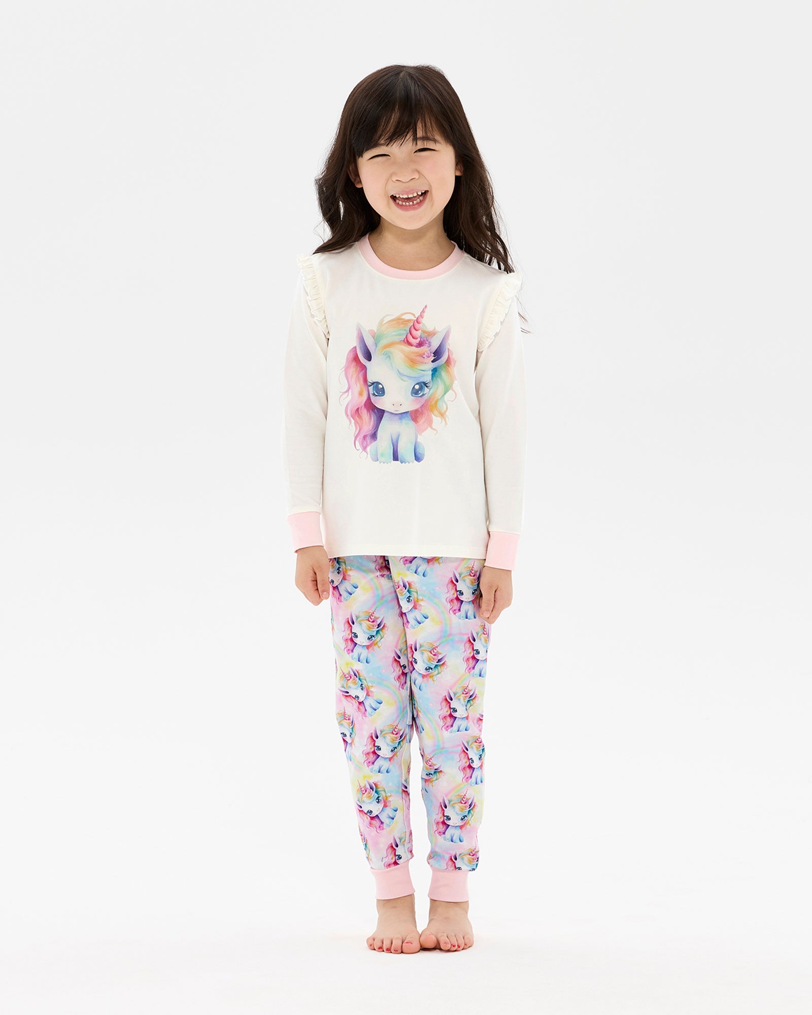 UNICORN PONY FRILL LONG SLEEVE HELENA SLEEP SET