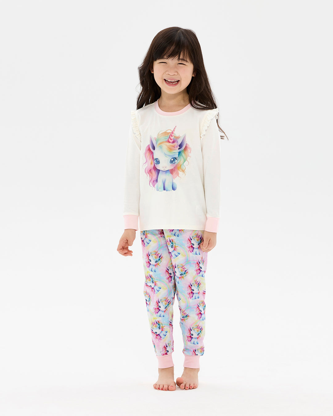 UNICORN PONY FRILL LONG SLEEVE HELENA SLEEP SET