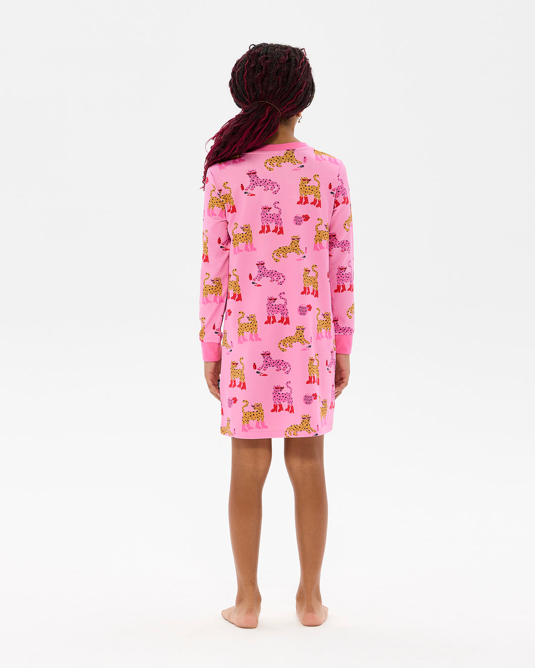 LEOPARD LONG SLEEVE LILY NIGHTIE