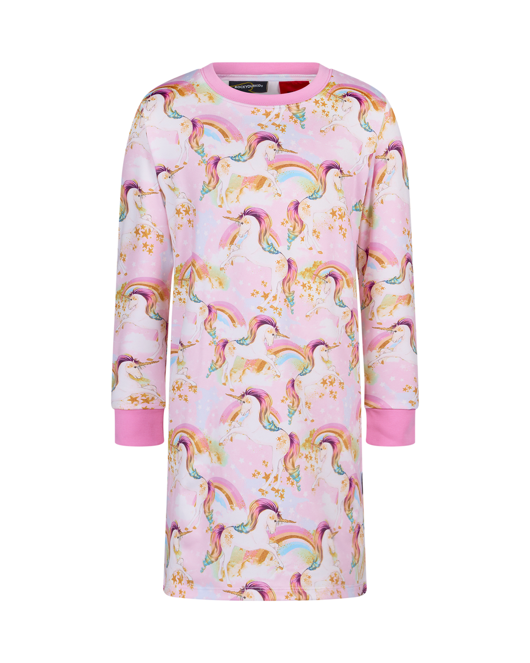UNICORN PONY COLOURPOP LONG SLEEVE  LILY NIGHTIE | Rock Your Baby