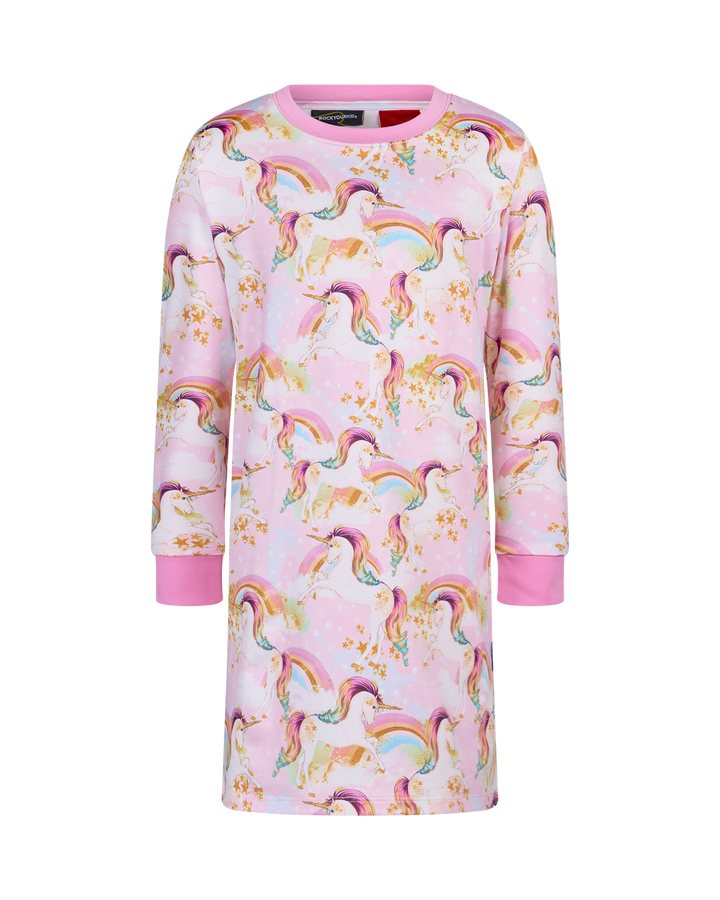 UNICORN PONY COLOURPOP LONG SLEEVE  LILY NIGHTIE | Rock Your Baby