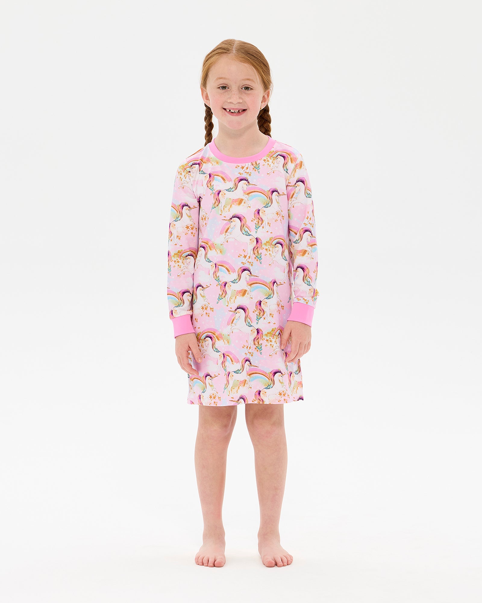 UNICORN PONY COLOURPOP LONG SLEEVE  LILY NIGHTIE