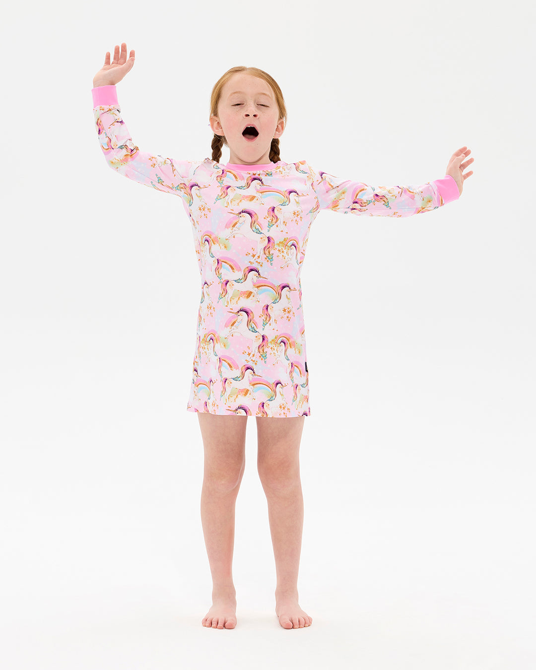 UNICORN PONY COLOURPOP LONG SLEEVE  LILY NIGHTIE