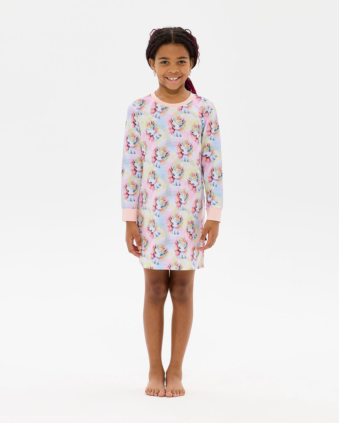 UNICORN PONY LONG SLEEVE LILY NIGHTIE