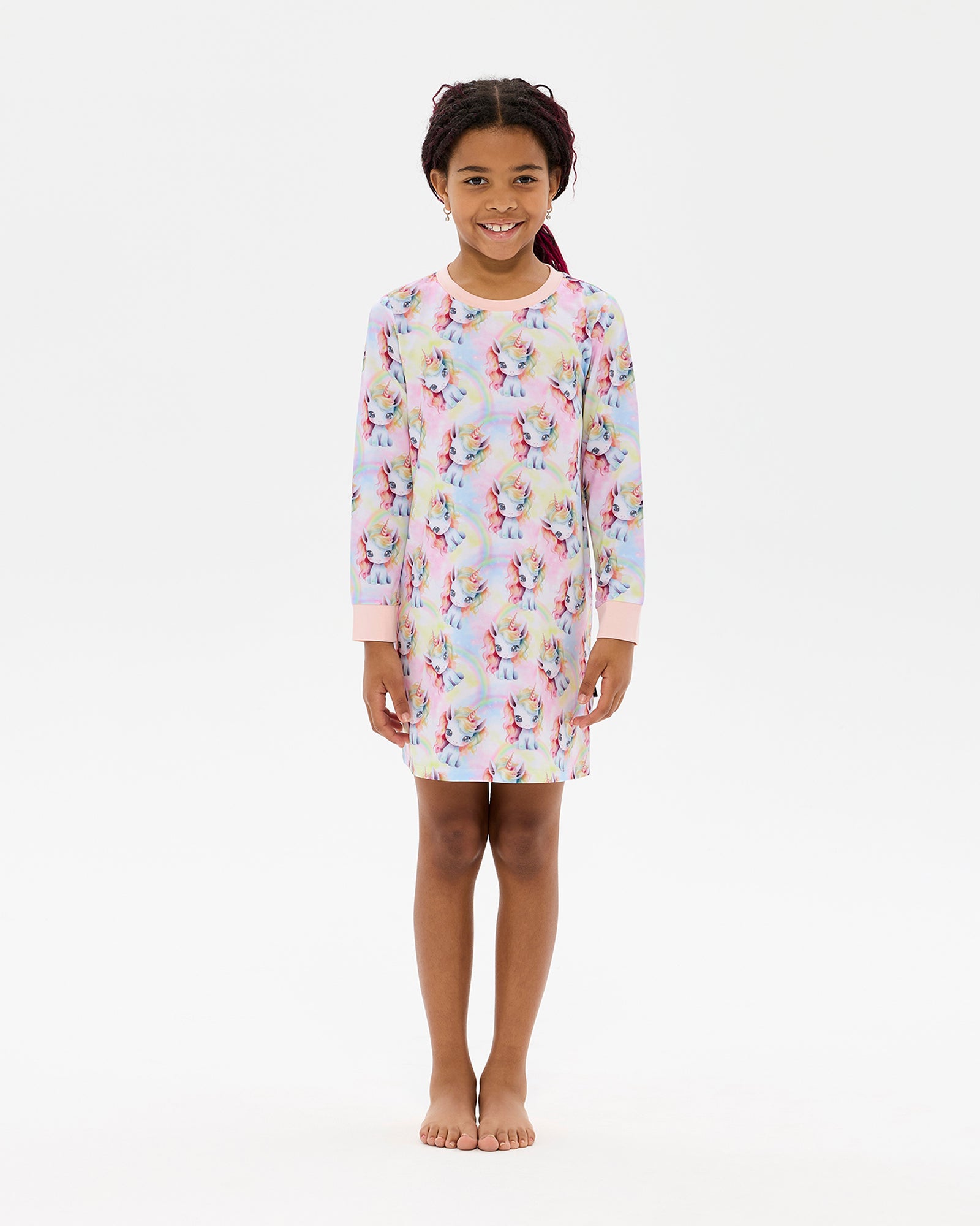 UNICORN PONY LONG SLEEVE LILY NIGHTIE