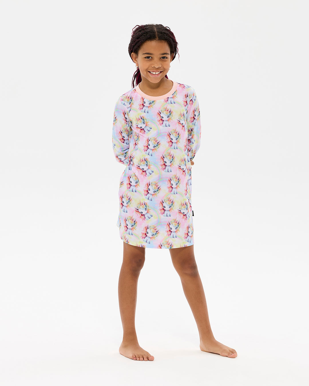 UNICORN PONY LONG SLEEVE LILY NIGHTIE
