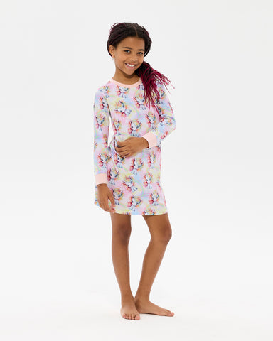 UNICORN PONY LONG SLEEVE LILY NIGHTIE