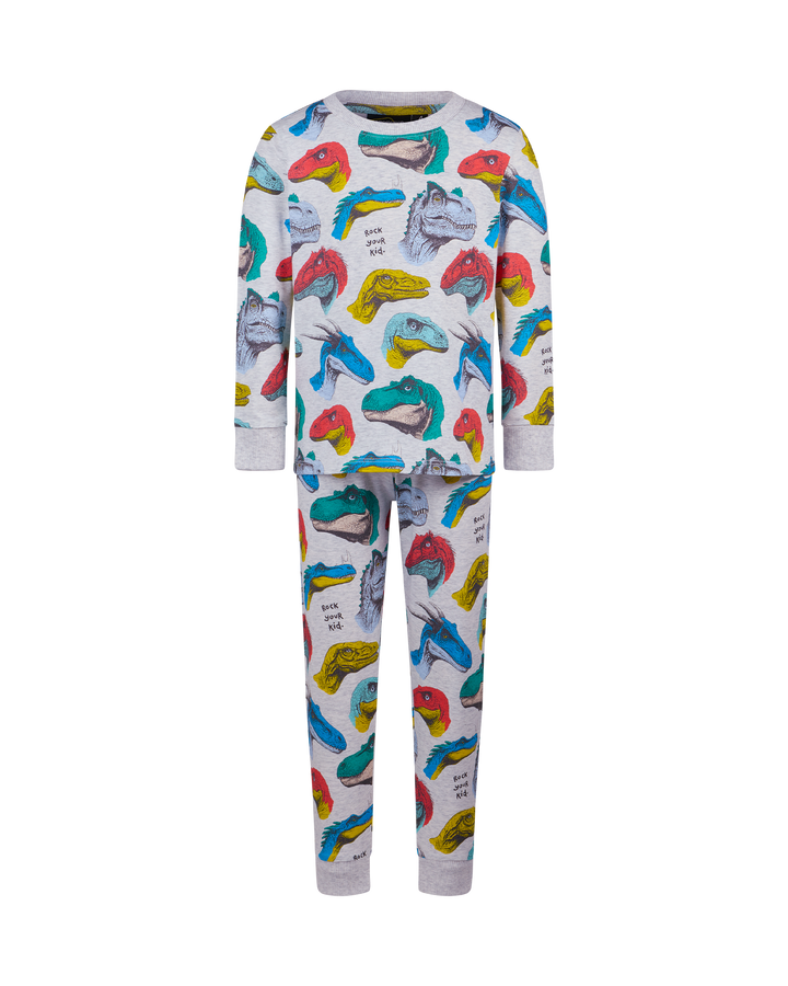 DINO SK8 BENJI LONG SLEEVE SLEEP SET