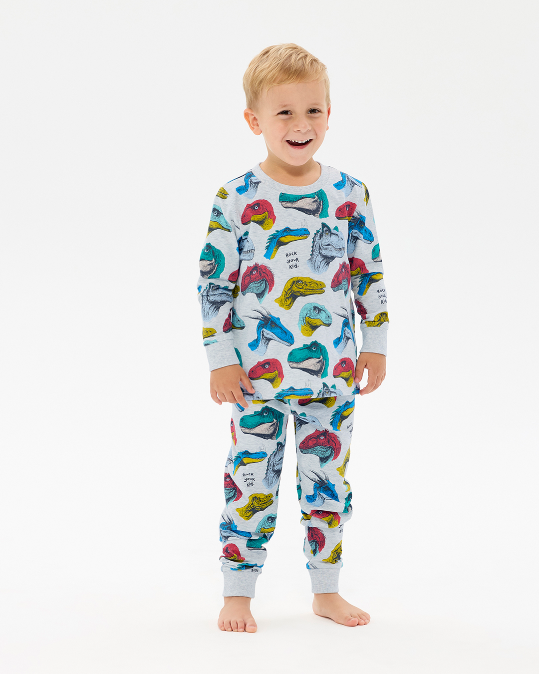 DINO SK8 BENJI LONG SLEEVE SLEEP SET | Rock Your Baby