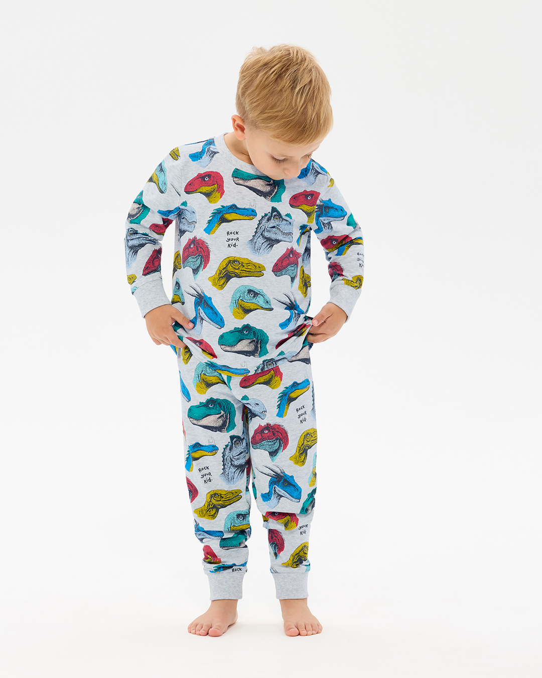 DINO SK8 BENJI LONG SLEEVE SLEEP SET