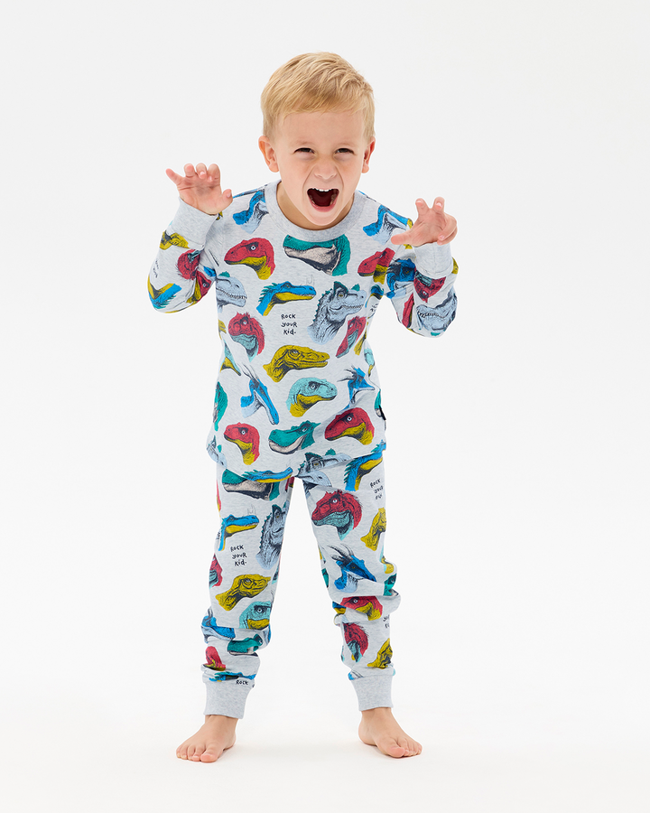 DINO SK8 BENJI LONG SLEEVE SLEEP SET