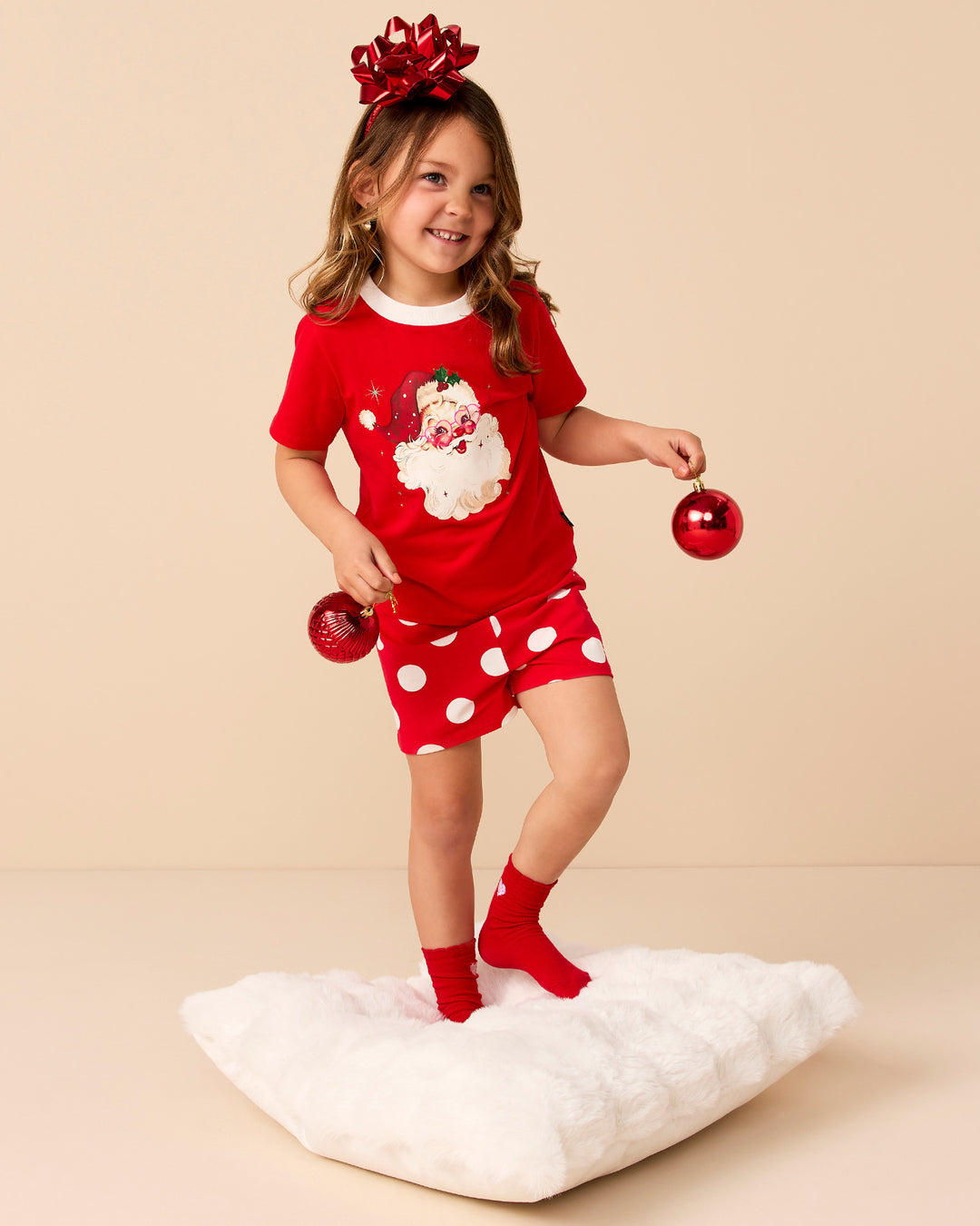 SIGNATURE PJ SET IN HOLIDAY RED