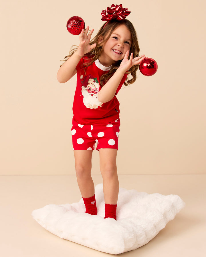 SIGNATURE PJ SET IN HOLIDAY RED
