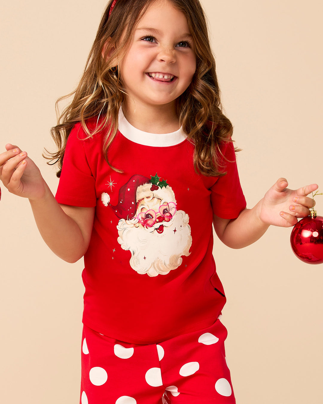 SIGNATURE PJ SET IN HOLIDAY RED