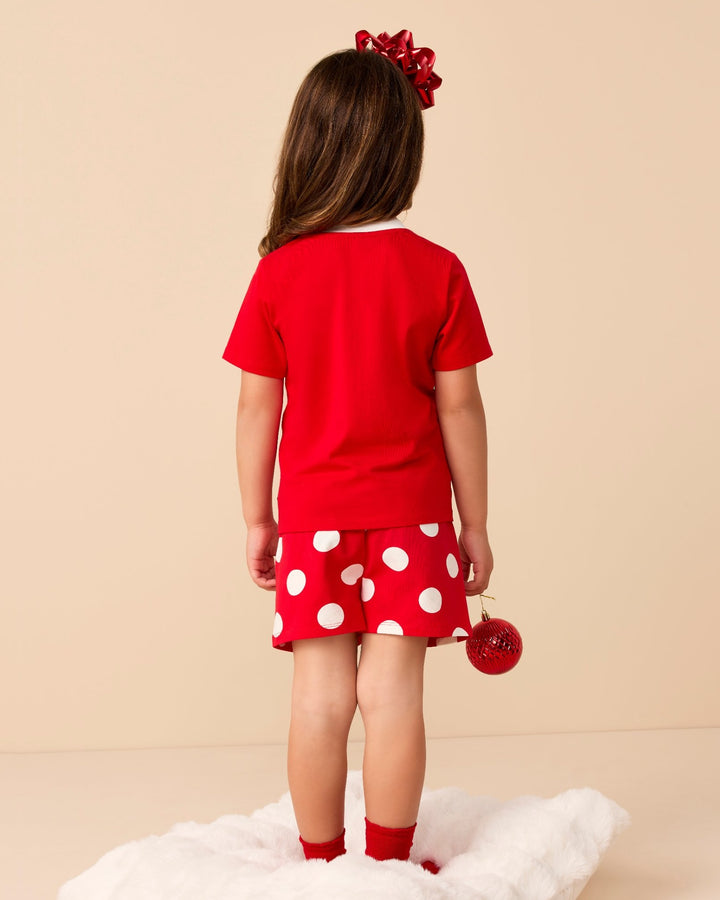SIGNATURE PJ SET IN HOLIDAY RED