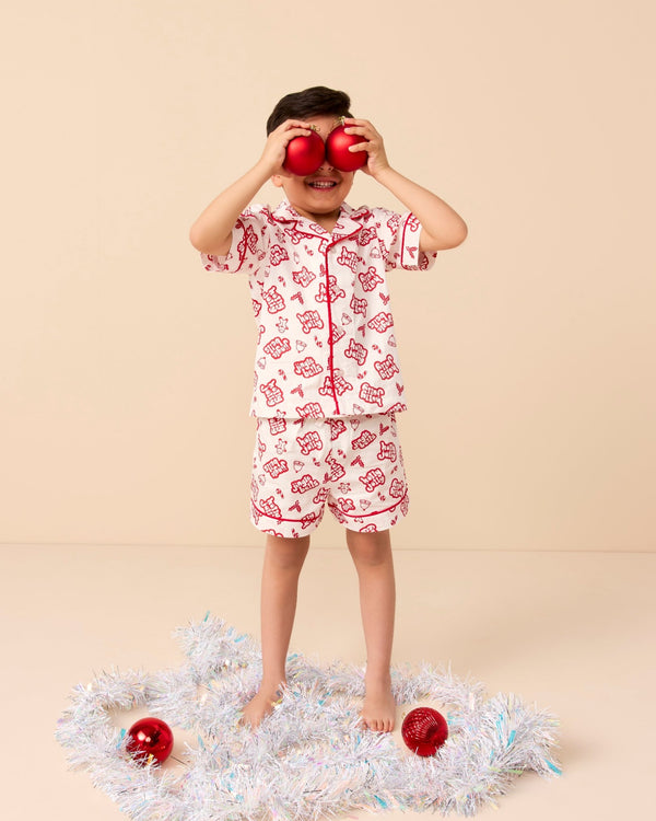 Alex PJ Set in Holiday Red - Rock Your Kid boys pyjamas