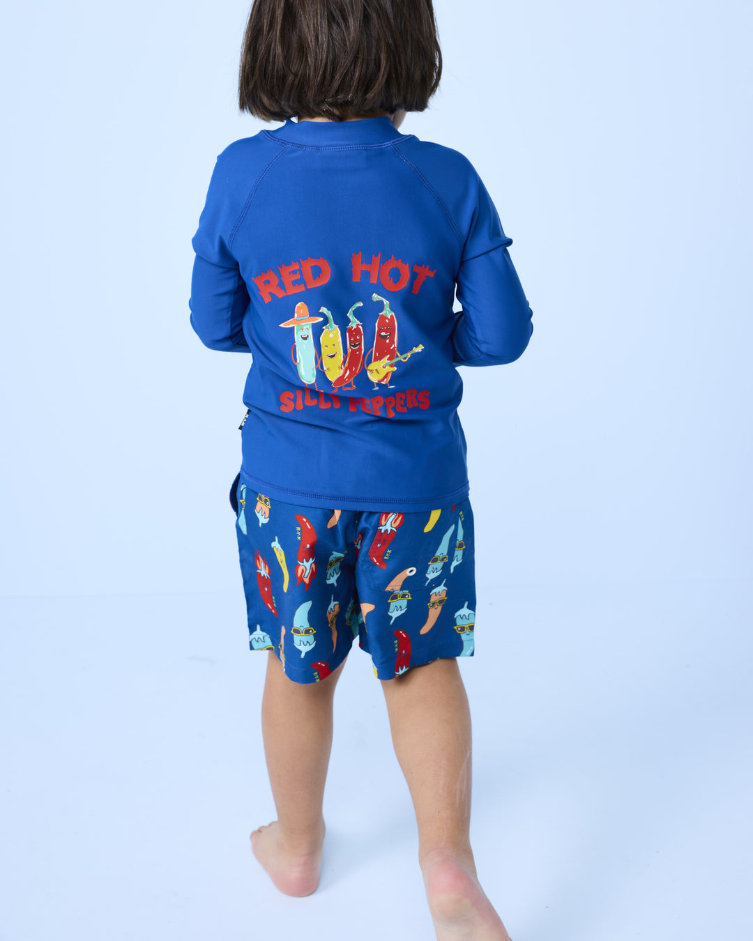 RASH VEST IN COBALT BLUE