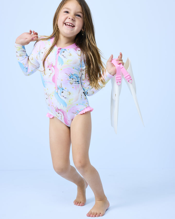 MARINA PADDLE SUIT IN RAINBOW