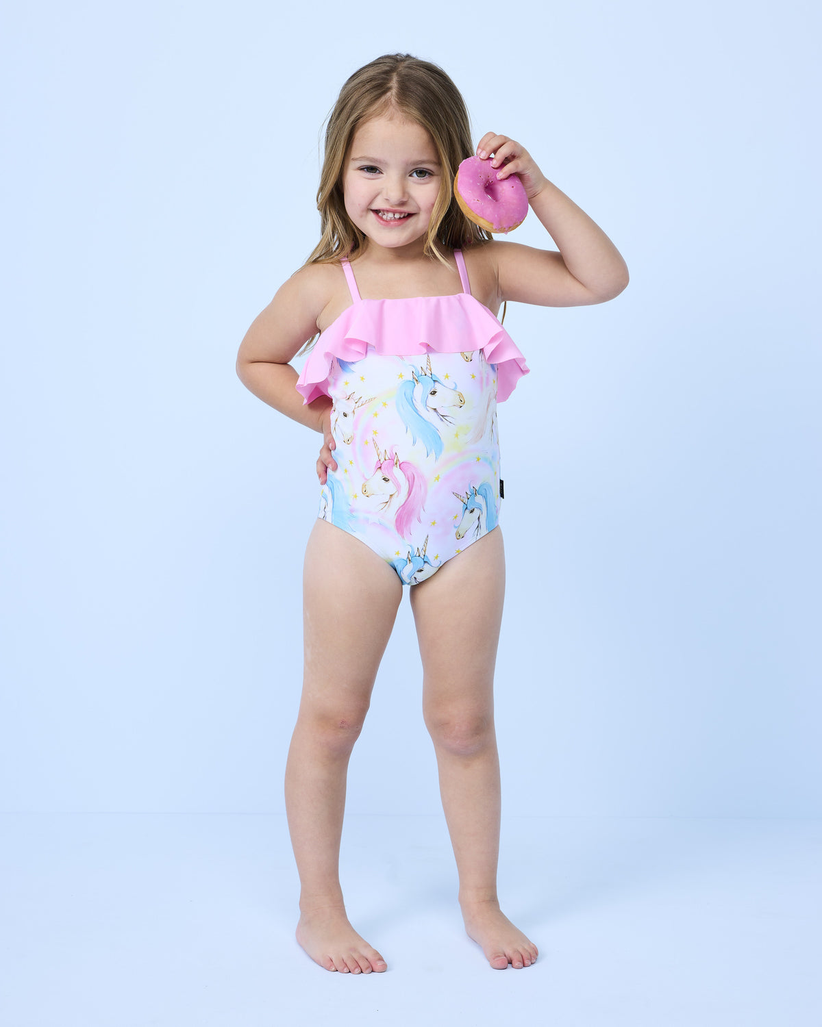 Athena One Piece in Rainbow - Rock Your Kid girls swimwear