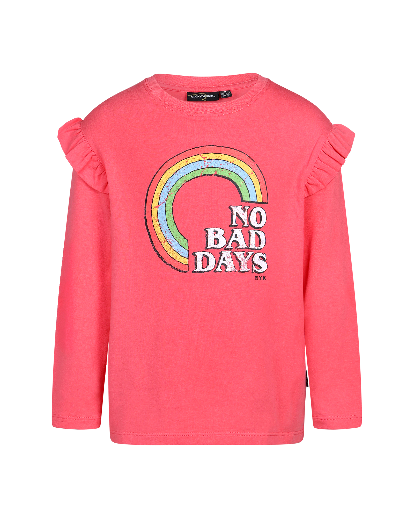 NO BAD DAYS LONG SLEEVE JESSICA FRILL T-SHIRT