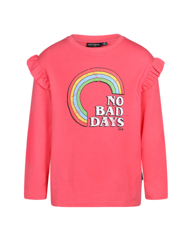 NO BAD DAYS LONG SLEEVE JESSICA FRILL T-SHIRT