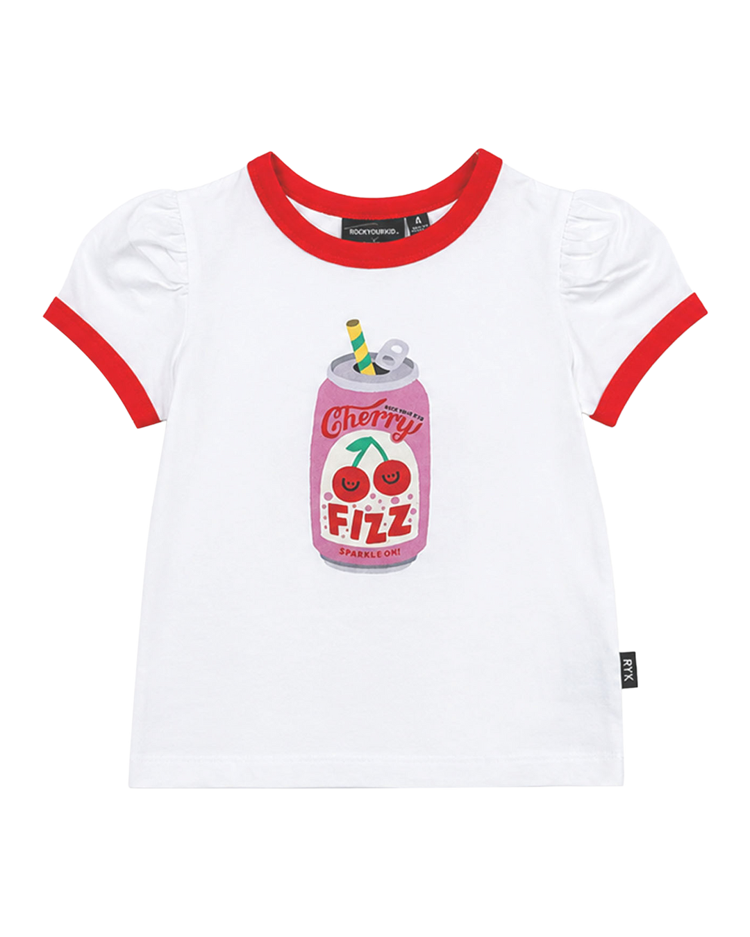 BILLIE RINGER TEE IN STRAWBERRY SODA