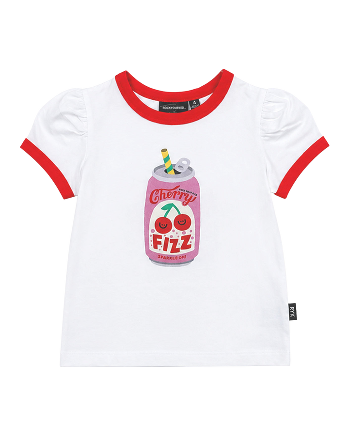 BILLIE RINGER TEE IN STRAWBERRY SODA