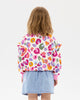 RAINBOW LEOPARD JESSICA FRILL SWEATSHIRT