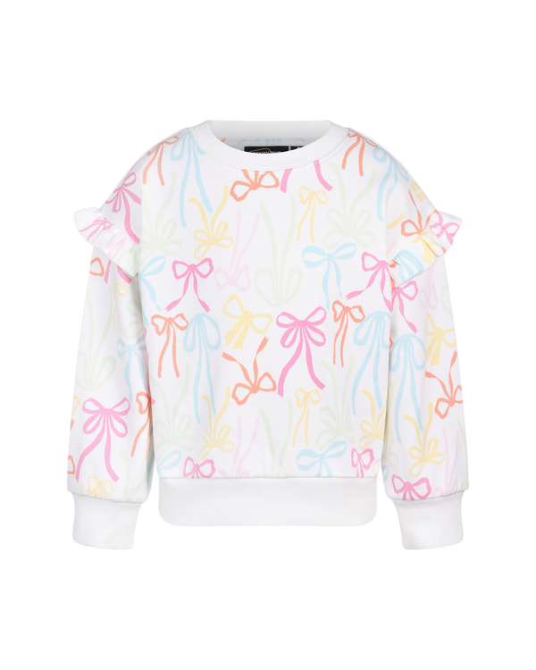 RIBBONS JESSICA FRILL SWEATSHIRT