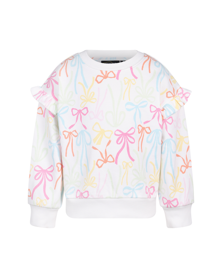 RIBBONS JESSICA FRILL SWEATSHIRT