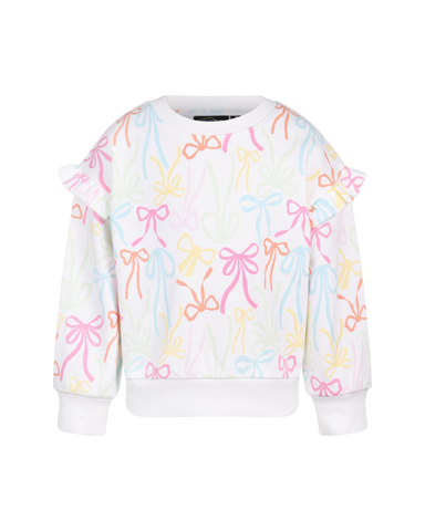 RIBBONS JESSICA FRILL SWEATSHIRT