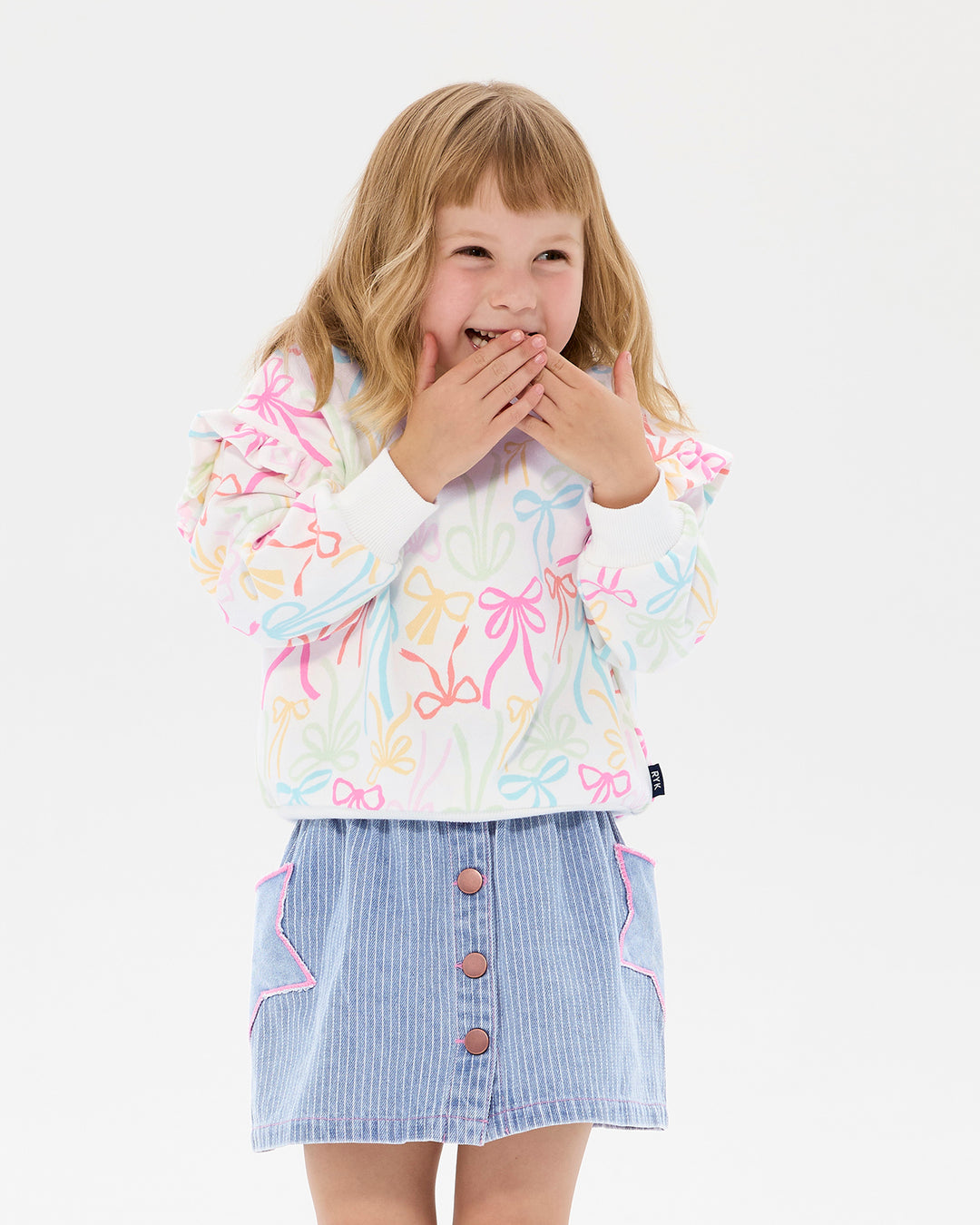RIBBONS JESSICA FRILL SWEATSHIRT | Rock Your Baby