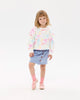 RIBBONS JESSICA FRILL SWEATSHIRT