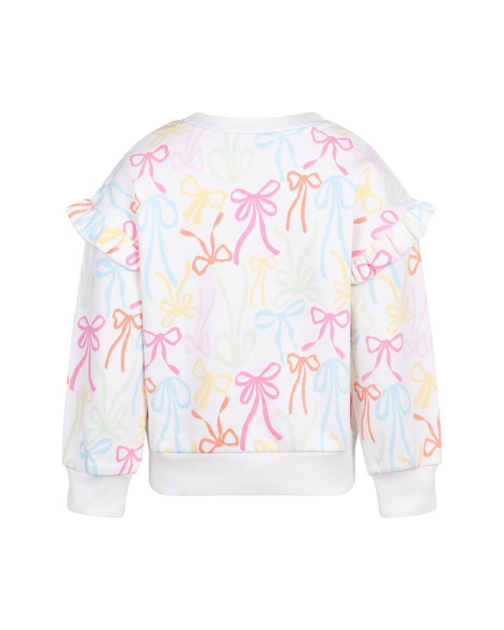 RIBBONS JESSICA FRILL SWEATSHIRT