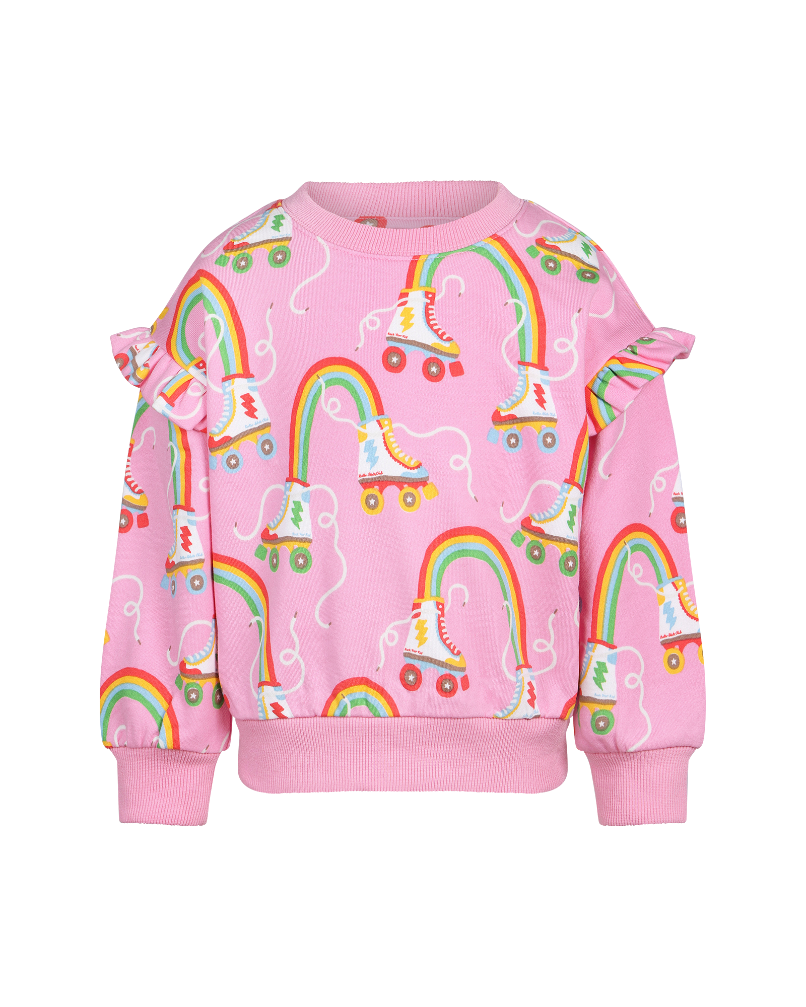 LET THE GOOD TIMES ROLL JESSICA FRILL SWEATSHIRT