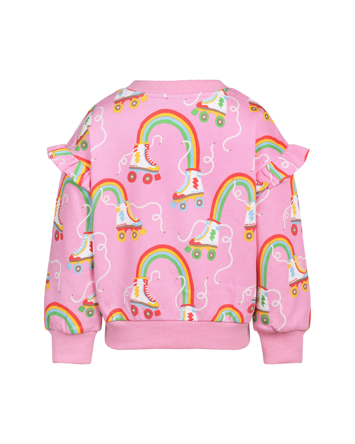 LET THE GOOD TIMES ROLL JESSICA FRILL SWEATSHIRT