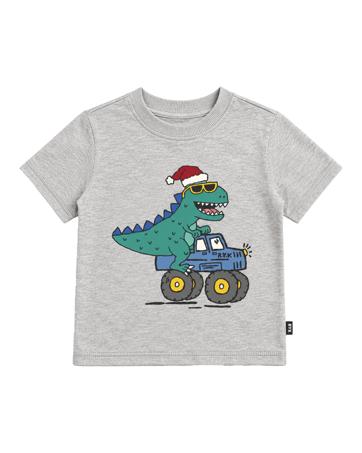 RILEY TEE IN GREY MARLE