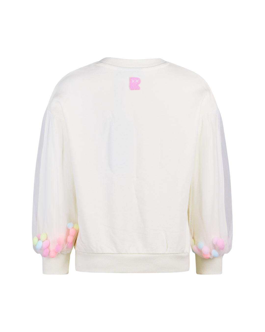 LEOPARD POM POM SWEATSHIRT