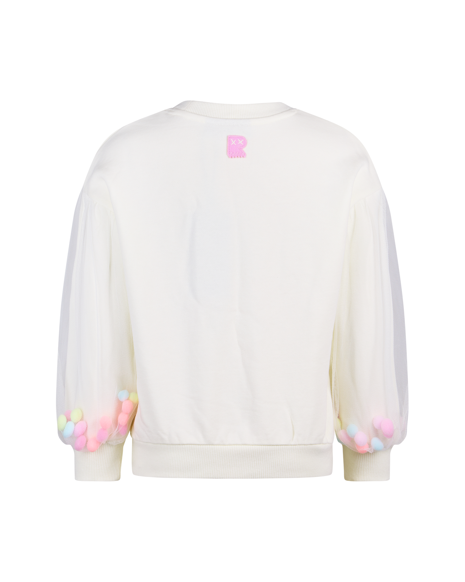 LEOPARD POM POM SWEATSHIRT