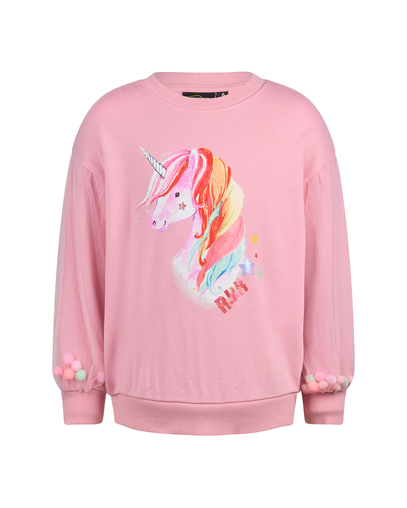 UNICORN HEARTS POM POM SWEATSHIRT