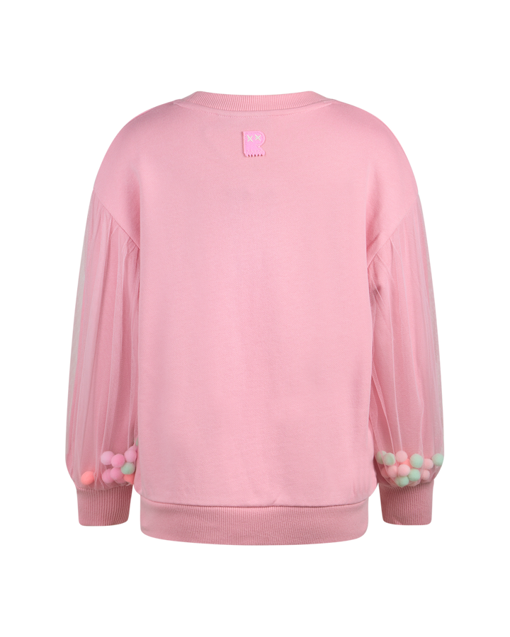 UNICORN HEARTS POM POM SWEATSHIRT