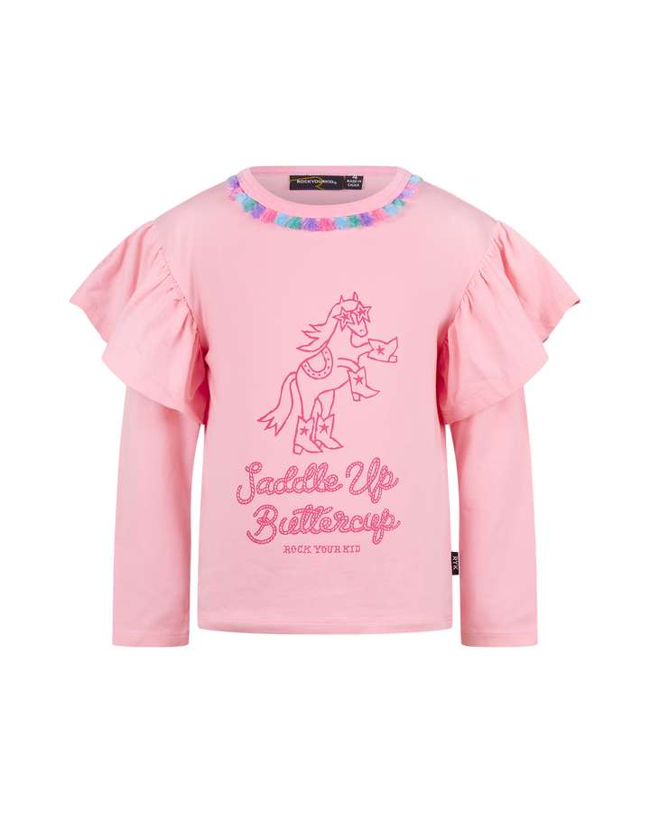 SADDLE UP BUTTERCUP LONG SLEEVE MEADOW T-SHIRT