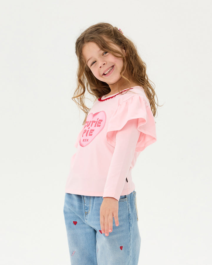 CUTIE PIE LONG SLEEVE MEADOW T-SHIRT