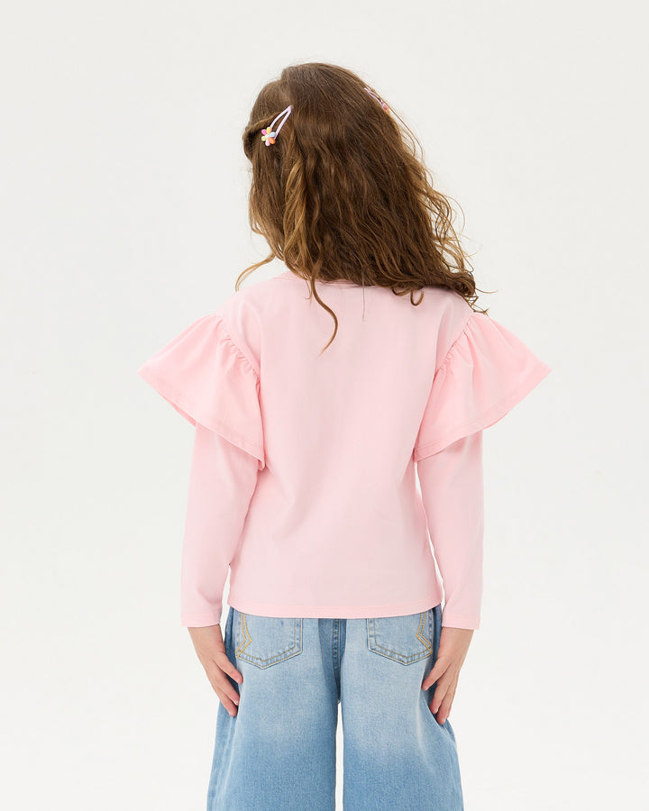 CUTIE PIE LONG SLEEVE MEADOW T-SHIRT
