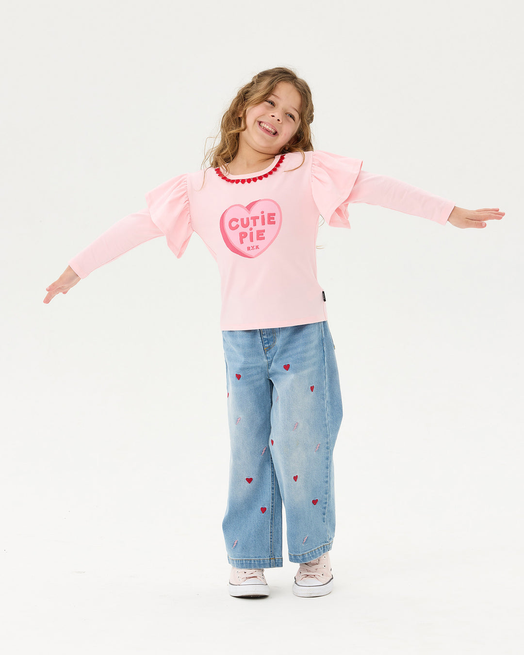 CUTIE PIE LONG SLEEVE MEADOW T-SHIRT
