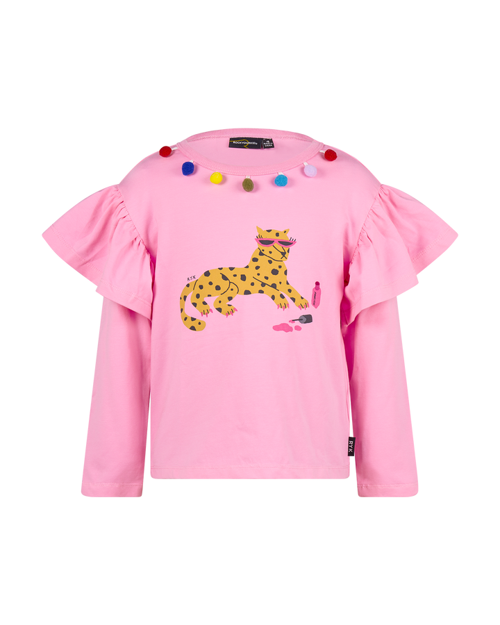 LEOPARD LONG SLEEVE MEADOW T-SHIRT | Rock Your Baby