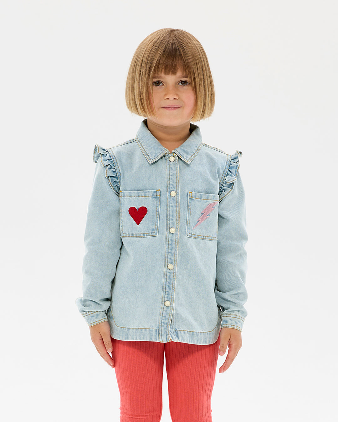 WILD AT HEART DENIM FERN SHIRT